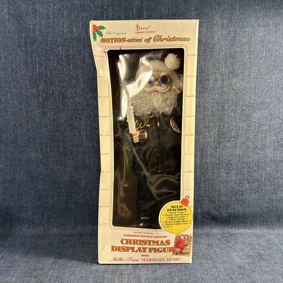 Telco Motionettes of Christmas Cool Nick Santa Claus Lights Sound And Motion - Picture 1 of 16